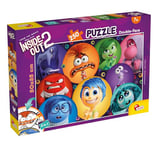 Lisciani - DISNEY VICE-VERSA 2 - Puzzle 250 Pièces - Pour les Enfants dès 7 ans - Puzzle 2 en 1 Maxi Double Face - 50x35cm - Verso à Colorier - Idée Cadeau Anniversaire - INSIDE OUT 2