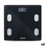 Bluetooth Digital Scale Aprilla 26 x 26 x 2 cm [6 Units]