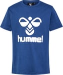 Hummel Kids' hmlTRES T-Shirt Short Sleeve Blue Surf, 116