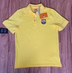 Nike Barcelona F. C. Football Polo Shirt (Yellow) - Medium - New ~ AT7848 726