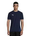 PUMA teamFINAL Jersey, Maillot de Foot Adultes Unisexes, PUMA Navy-PUMA White-Persian Blue,