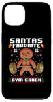 iPhone 13 Santas Favorite Gym Coach Gingerbread Man Workout Christmas Case