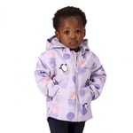 Regatta Childrens/Kids Muddy Puddle Peppa Pig Polka Dot Padded Waterproof Jacket - 5-6 Years