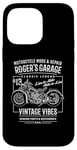 iPhone 14 Pro Max Roger's Garage Vintage Motorcycle Design for the Name Roger Case