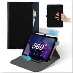 Coque Pour Lenovo Tab M10 3rd Génération 10,1 Pouces 2022 Tablette, Housse Cuir Support Rotative 360°Et Amovible Avec Porte-Crayon & Poche, Flip Etui Veille/Réveil Automatique Tab M10 3rd Noir Bleu