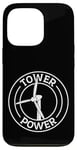 Coque pour iPhone 13 Pro Opérateur D'éoliennes Tower Power