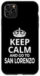 Coque pour iPhone 11 Pro Max Souvenir de San Lorenzo « Keep Calm And Go To San Lorenzo ! »