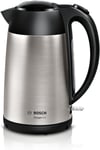 Bosch DesignLine TWK3P420GB Stainless Steel Cordless Kettle, 1.7 Litres, 3000W