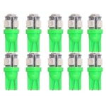 T10 w5w grön 10-pack Led chip 12v DC