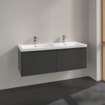 VILLEROY & BOCH SUBWAY 3.0 SERVANTSKAP 127X42 F/DOBBELSERVANT GRAPHITE HÅNDTAK I MØBELETS FARGE