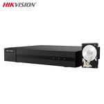 HIKVISION HWD-7104MH-G2 4K HD Série Hiwatch Turbo 4ch 8Mpx 5in1 H.265+HD 1 TB