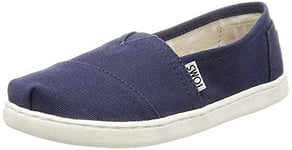 TOMS YOUTH ALPARGATA Navy Canvas UK3.0