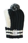 Hip Doggie HD-7cpg-L Crown Knit Hat – Chapeau pour Chien, L, Gris