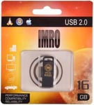 Pendrive Eco 16Gb Black Usb 2.0 Imrodrive