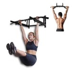 Mobiclinic® Fitness, Barre de traction, Kit de fixation inclus, Convient pour sac de boxe, Poignées antidérapantes, Barre de traction murale, Max 100 kg, Multifonctionnel, Calisthénie, Gym à domicile