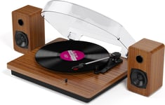 Bluetooth Turntable with Built in Stereo Speakers,Vinyl Record Player with Speak