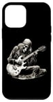 Coque pour iPhone 12 mini Skeleton Guitar Guy Rock And Roll Band Rock On