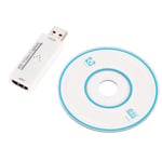 carte d'acquisition Audio et vidéo USB 2.0,HDMI vers USB 1080P,enregistrement Via caméra d'action pour jeux HD en direct,enseignement et conférence vidéo - Type White