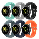 Tencloud Straps Compatible with Samsung Galaxy Watch 3 Strap, Replacement Wristband Soft Silicone Sport Band for Galaxy Watch 3/Galaxy Watch/Active2 Smartwatch (22mm, 6 Colours)