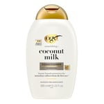 OGX | Après-Shampooing Nourrissant + Lait de Coco (flacon de 385 ml) – Après-shampooing hydratant pour des cheveux renforcer – Soin cheveux pour tous types de cheveux au parfum irrésistible