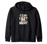 It's my Lucky Night - Casino Poker Zip Hoodie