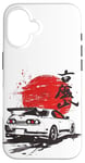 Coque pour iPhone 16 Retro JDM Japan Domestic Market Drift Racing Car Legend