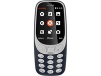 Nokia 3310, Bar, 6,1 Cm (2.4"), 2 Mp, Bluetooth, 1200 Mah, Blå