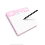 Tablette graphique 10moons T503,Ultra légère,Micro USB,Signature numérique,pour dessin à 8192 niveaux,pas besoin de stylo de charge - Type Rose