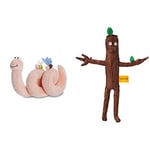 AURORA, 61431, Superworm, Soft Toy, Peach & Gruffalo, Official Merchandise, 60573, The Stick Man, 13In, Soft Toy, Brown