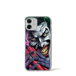 ERT GROUP Coque de téléphone Portable pour Iphone 12 Mini Original et sous Licence Officielle DC Motif Joker 013 Parfaitement adapté à la Forme du téléphone Portable, Coque en TPU