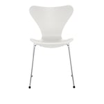 Fritz Hansen - Sjuan 3107 Ask White - Ruokapöydän tuolit - designer_arne_jacobsen - Valkoinen - Puu