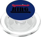 Logo Rummikub King avec encre noire Royal Crown PopSockets PopGrip pour MagSafe