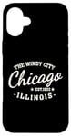 Coque pour iPhone 16 Plus Vintage Retro Love Chicago Illinois Windy City est une ville créée en 1833