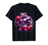 Boxing Pig Boxer Hog Kickboxer MMA Fighter Combat Sports Gym T-Shirt