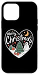 Coque pour iPhone 12 mini Christmas Heart For Christmas Fans