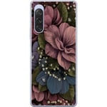 Sony Xperia 10 V Genomskinligt Skal Blommor