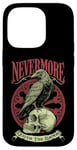 Coque pour iPhone 14 Pro Nevermore Quoth The Raven Gothic Edgar Allan Poe