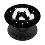 PopSockets Chat mignon Kawaii - Famille de chats avec étoiles Galaxy PopSockets PopGrip Interchangeable