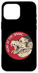 Coque pour iPhone 16 Pro Max Célébrez le Nouvel An chinois du serpent 2025 Cobra Crocs