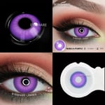 Eyeshare Anime Färg Kontaktlinser För Ögon Cosplay Färgade Linser Blå Galna Halloween Linser Kontakt Lens Beaut Smink NEBULA-PURPLE 0