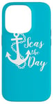 iPhone 14 Pro Seas The Day Nautical Anchor Cruise Vacation Case