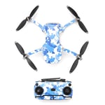 RCSTQ DJI Mavic Mini cool stickers - Sky Blue Camouflage