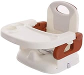 Children's high Chair Portable Chair Baby high Chairs and Child Seats with Folding Chair Multifunction Tray and seat Belts,Beige