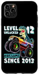 iPhone 11 Pro Max Level 12 Unlocked T Rex Monster Truck Dinosaur 12th Birthday Case