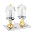 Royal Catering Saftdispenser - 2 x 8 l midterrør til isterninger