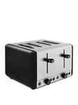 Tower Sera 4 Slice Toaster Black