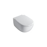 Wc suspendu sans rebord 53x35 cm Globo Daily DNS02BI Blanc - Céramique - Standard