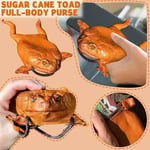 Sugar Cane Toad Full Body Purses Animal Coin Purse Toad Storage SLS