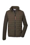 G.I.G.A. DX Homme Veste mi-saison/veste hybride aspect duvet GW 38 MN JCKT, green anthracite, M, 40813-000