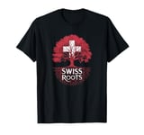 Swiss Roots - Switzerland Flag Colors Family Tree Souvenir T-Shirt